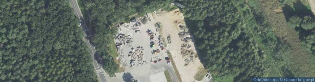 Zdjęcie satelitarne Parking TIR