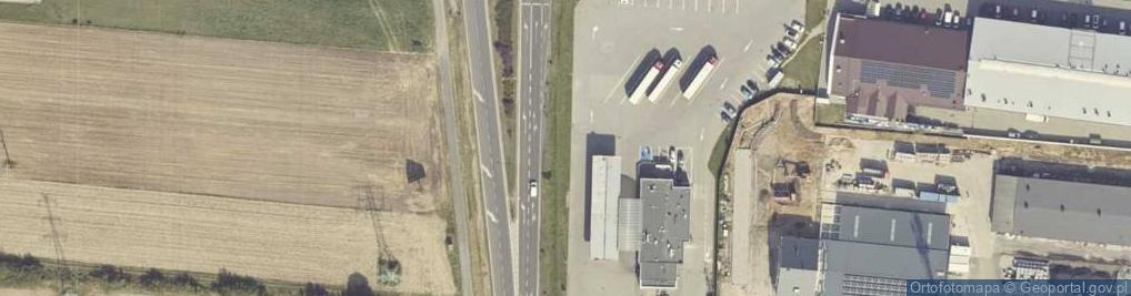 Zdjęcie satelitarne Parking TIR