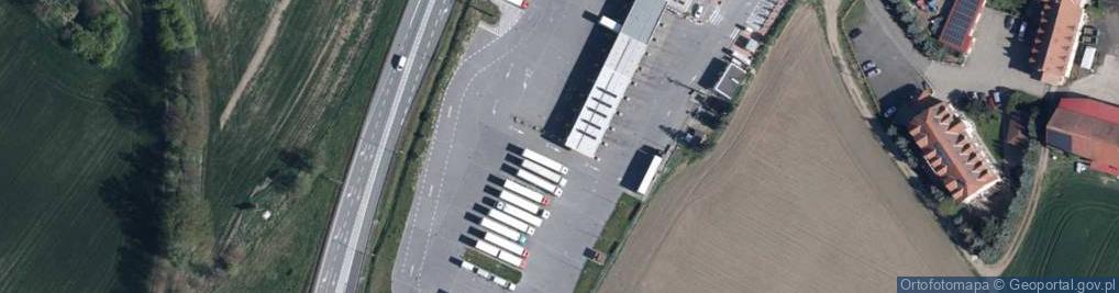 Zdjęcie satelitarne Parking TIR