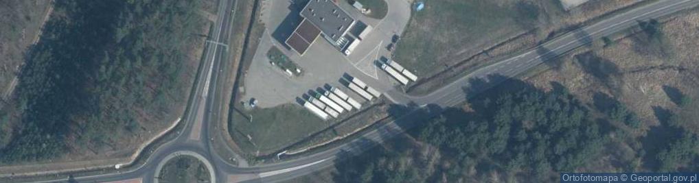 Zdjęcie satelitarne Parking TIR