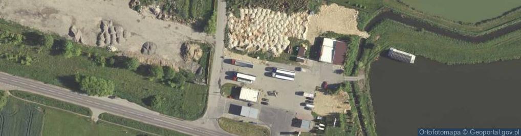 Zdjęcie satelitarne Parking TIR