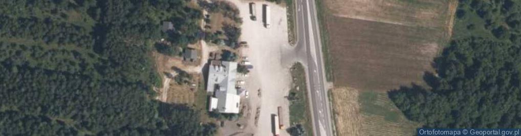 Zdjęcie satelitarne Parking TIR