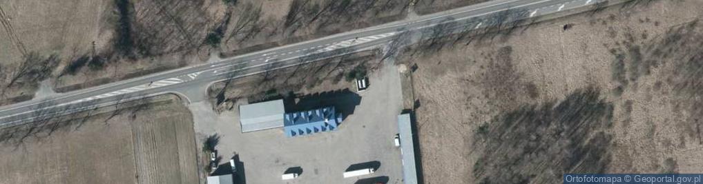 Zdjęcie satelitarne Parking TIR