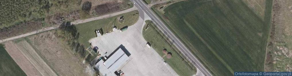 Zdjęcie satelitarne Parking TIR