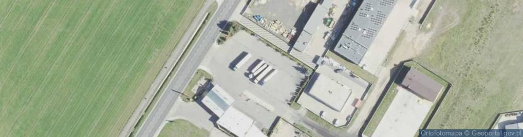Zdjęcie satelitarne Parking TIR