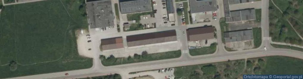 Zdjęcie satelitarne parking TIR