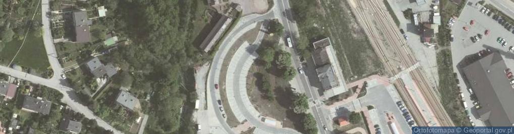 Zdjęcie satelitarne Parking - TIR