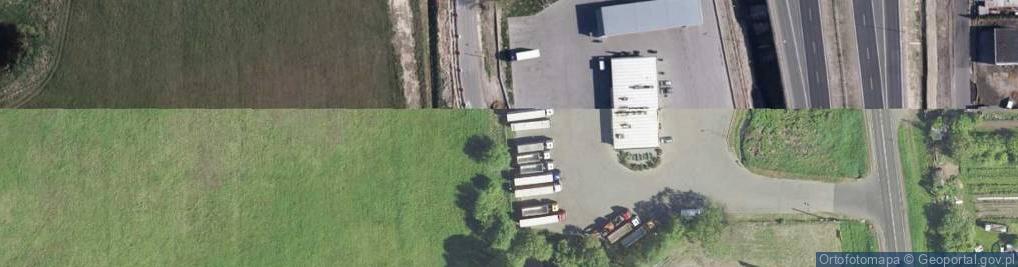 Zdjęcie satelitarne Parking TIR
