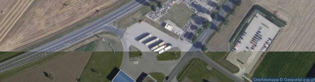 Zdjęcie satelitarne Parking TIR
