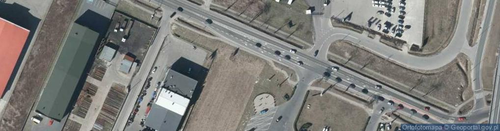 Zdjęcie satelitarne Parking TIR
