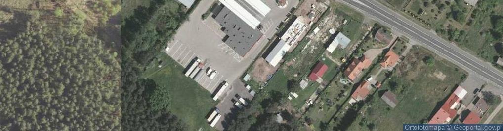 Zdjęcie satelitarne Parking TIR