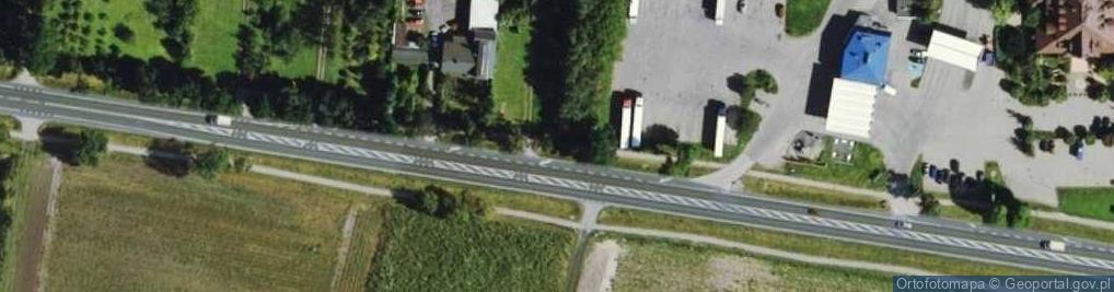Zdjęcie satelitarne Parking TIR