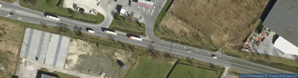 Zdjęcie satelitarne Parking TIR