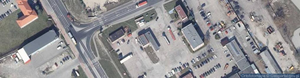 Zdjęcie satelitarne Total - Stacja paliw