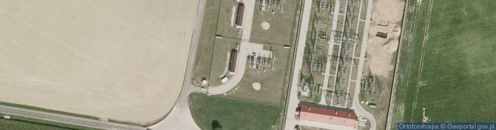 Zdjęcie satelitarne FW Modlikowice 110kV