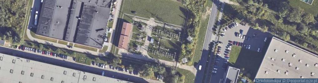 Zdjęcie satelitarne GPZ 110/15kV Gąsin