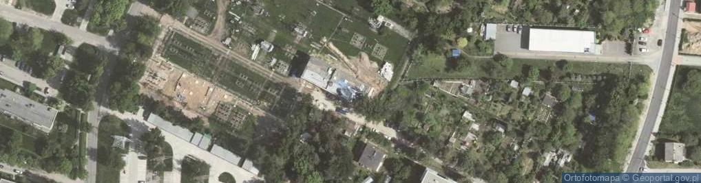 Zdjęcie satelitarne GPZ Bieżanów