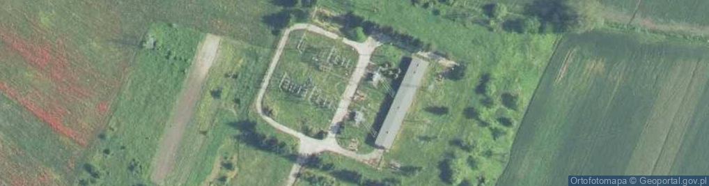 Zdjęcie satelitarne GPZ Kije 110kV