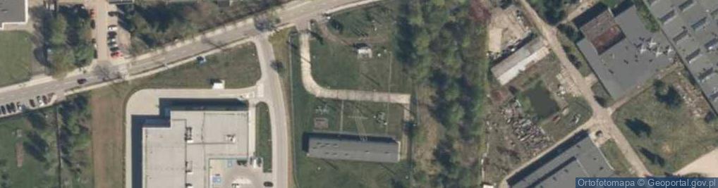 Zdjęcie satelitarne GPZ Łask 2 110kV