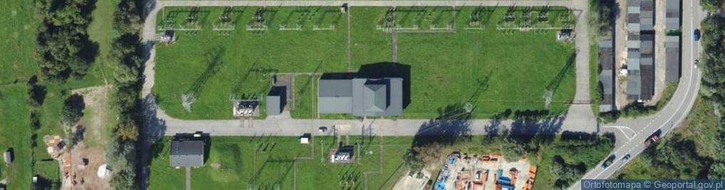 Zdjęcie satelitarne GPZ Wanda 220kV/110kV