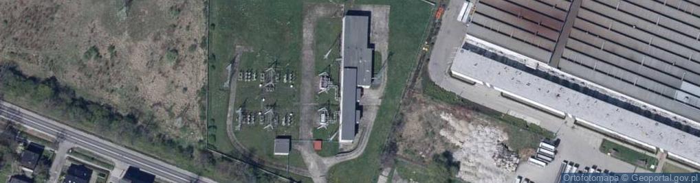 Zdjęcie satelitarne Stacja transformatorowa