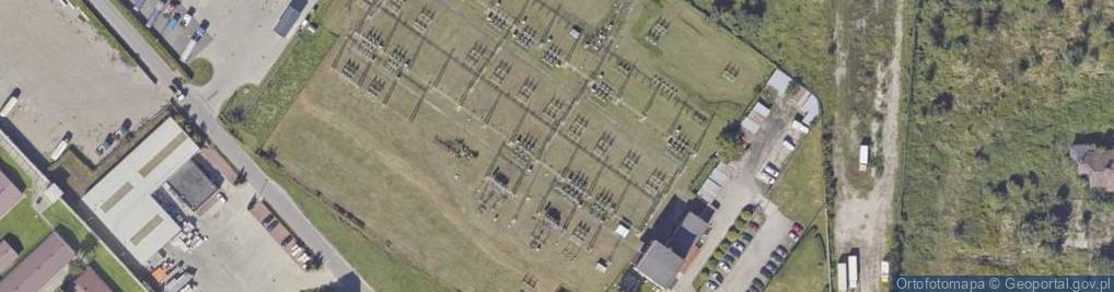 Zdjęcie satelitarne Tarnów-Świerczków 110kV - stacja elektroenergetyczna
