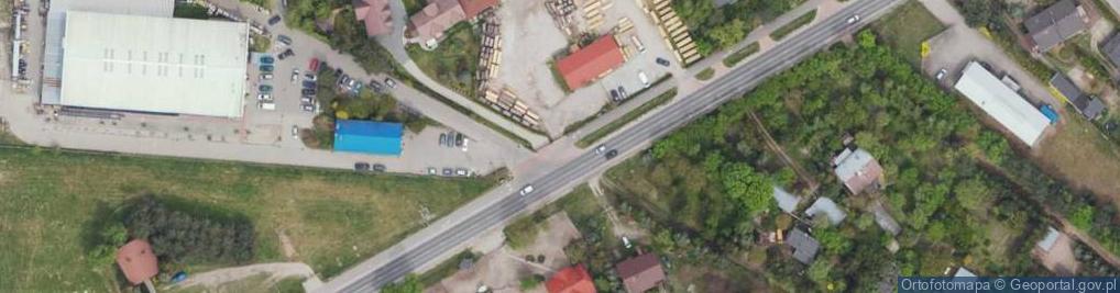 Zdjęcie satelitarne Trafostacja