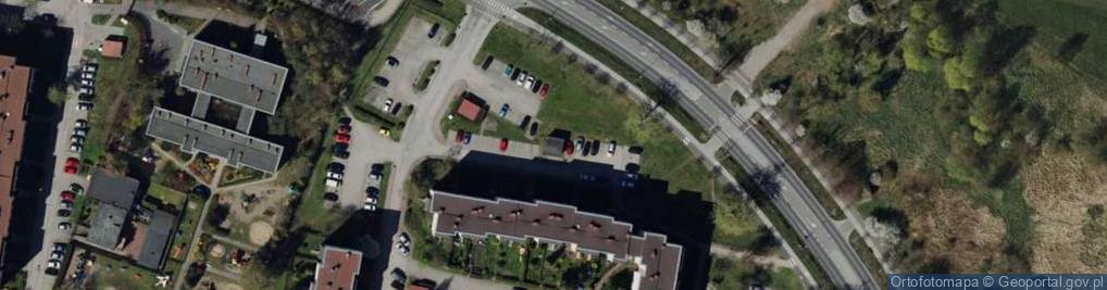 Zdjęcie satelitarne Trafostacja
