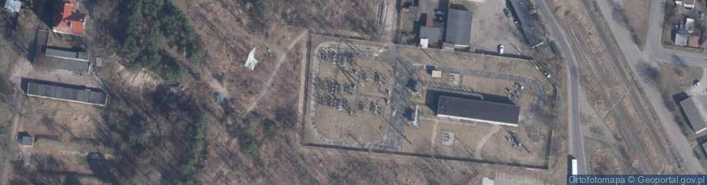Zdjęcie satelitarne Trafostacja