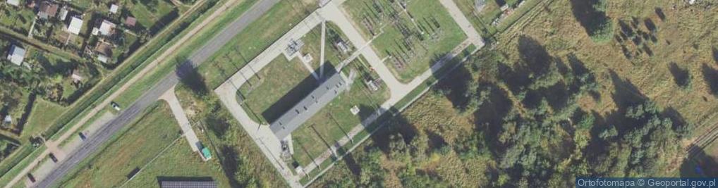 Zdjęcie satelitarne Trafostacja