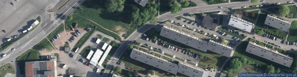Zdjęcie satelitarne Trafostacja