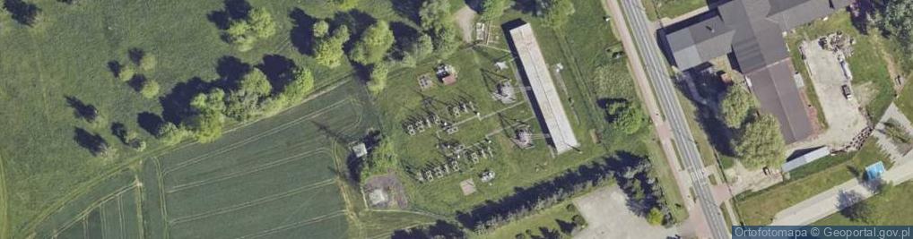 Zdjęcie satelitarne Trafostacja