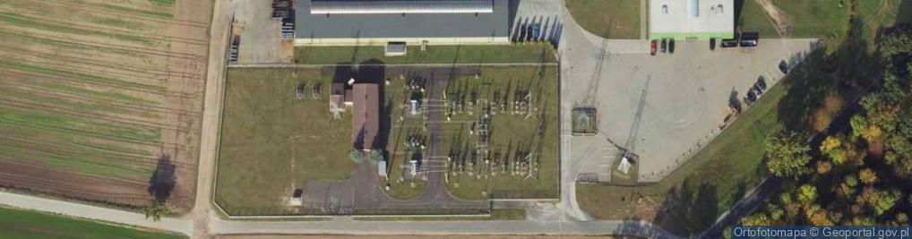Zdjęcie satelitarne Trafostacja