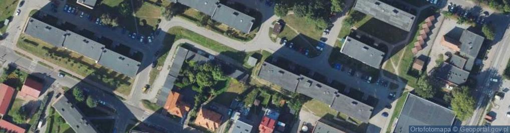 Zdjęcie satelitarne Trafostacja