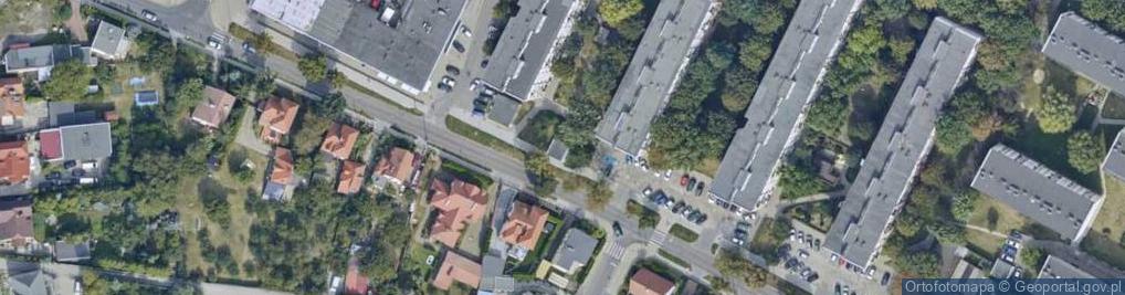 Zdjęcie satelitarne Trafostacja