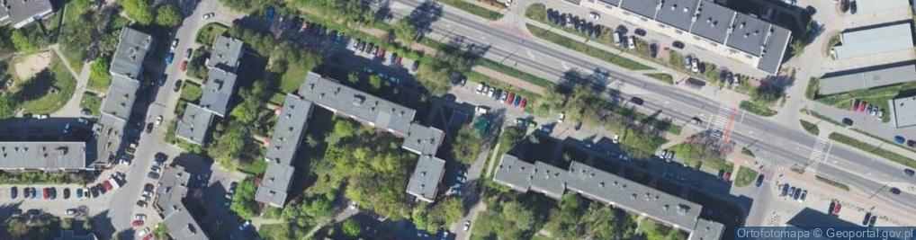 Zdjęcie satelitarne Trafostacja