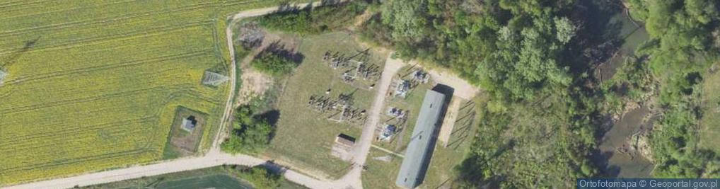 Zdjęcie satelitarne Trafostacja