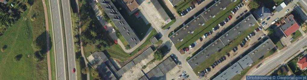 Zdjęcie satelitarne Trafostacja
