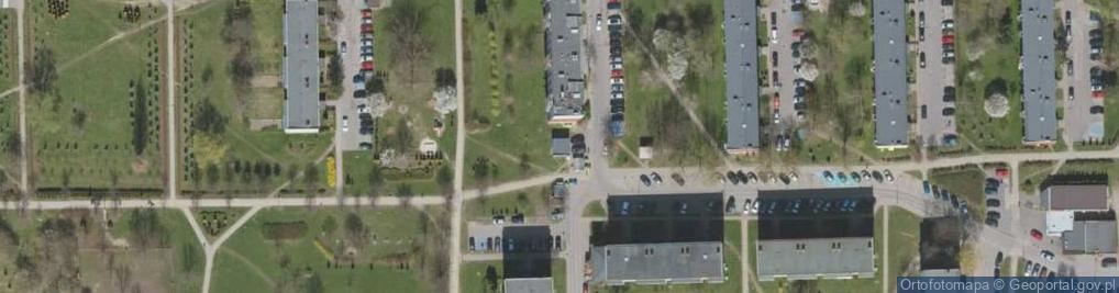 Zdjęcie satelitarne Trafostacja