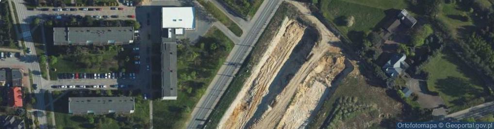 Zdjęcie satelitarne Trafostacja