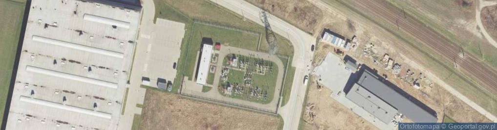 Zdjęcie satelitarne Trafostacja