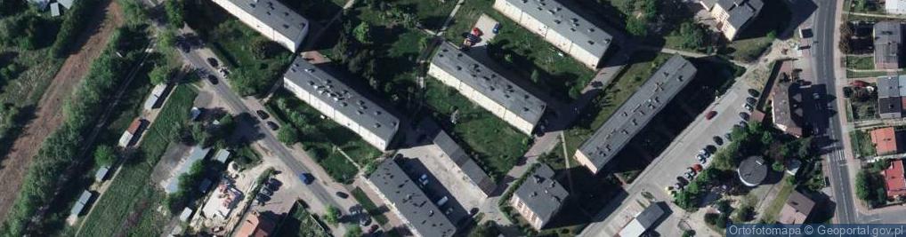 Zdjęcie satelitarne Trafostacja