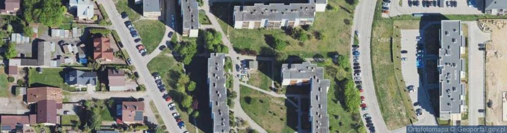 Zdjęcie satelitarne Trafostacja