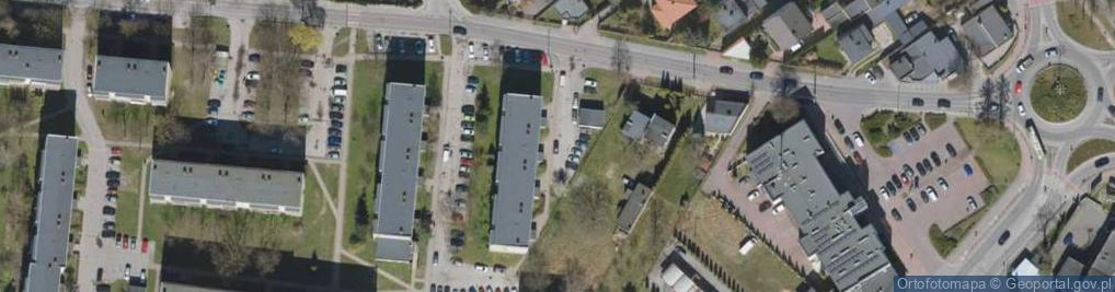 Zdjęcie satelitarne Trafostacja