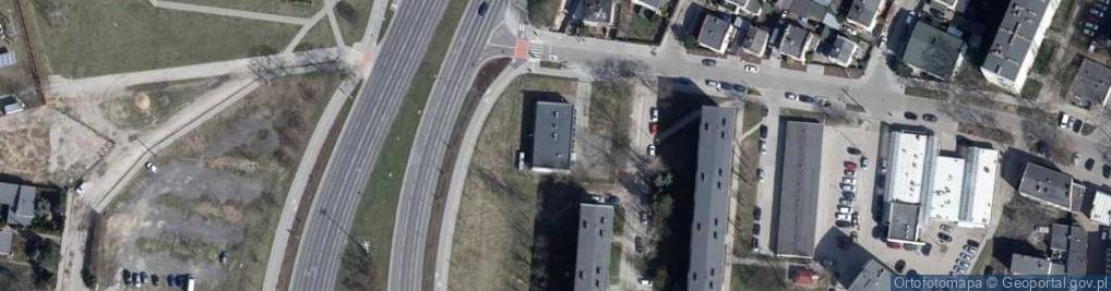 Zdjęcie satelitarne Trafostacja