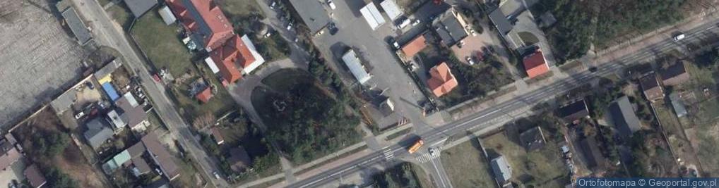 Zdjęcie satelitarne Trafostacja