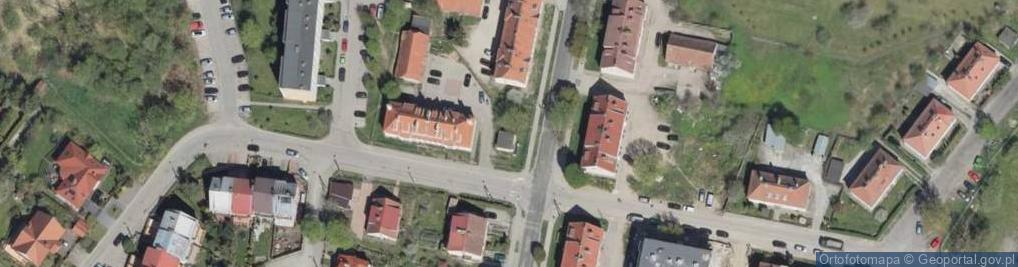 Zdjęcie satelitarne Trafostacja
