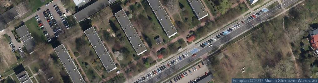 Zdjęcie satelitarne Warszawa - Stare Bielany