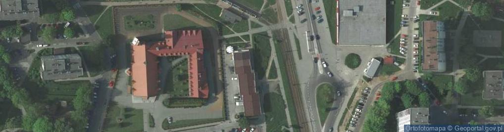 Zdjęcie satelitarne Biuro Ubezpieczeń Kraków
