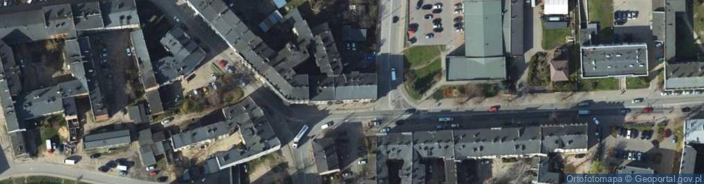 Zdjęcie satelitarne Ubezpieczenia Brzeziny - Unilink S.A. - Placówka Partnerska